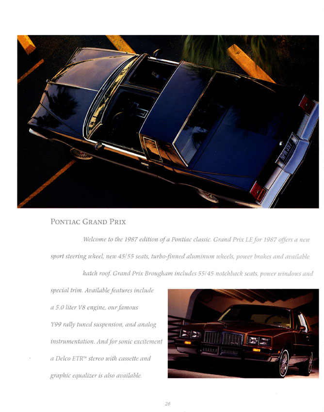 1987 Pontiac Brochure Page 2